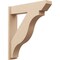 Ekena Millwork 7 1/2-in W x 34-in D x 38-in H Funston Slat Rough Cedar Woodgrain TimberThane Outlooker, Primed Tan OUTUR075X34X38FST24RCPR - alternate 1